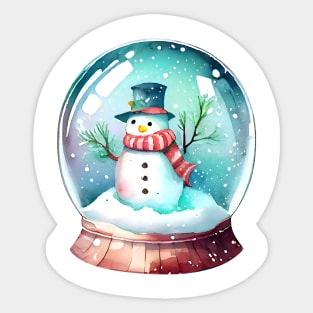 Christmas snow globe Sticker